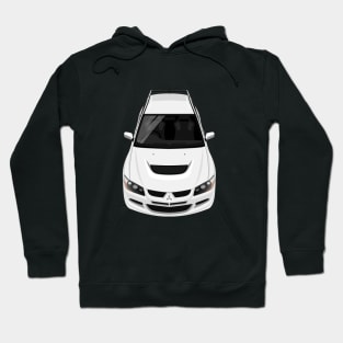 Lancer Evolution VIII Evo 8 2003-2005 - White Hoodie